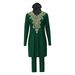 Muslim Swimwear Sunscreen Surfing And Diving Three-piece Swimsuit, Conservative And Full Encirclement High Elastic Embroidered Swimsuit_desvips.com