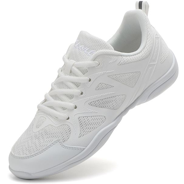 Cheer Women White Cheerleading For Girls Mesh Breathable Dance Shoes Kids Sports Traning Gymnastics Sneakers Youth_desvips.com