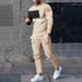 European Clothing Autumn 2024 Set, Round Neck Long Sleeved Pants, Casual Men's Two-piece Set_desvips.com