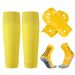 Football Shin Guards Mid Tube Football Socks Knitted Socks Three Piece Set Children's Sports Shin Guards Protective Gear_desvips.com