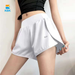 Sports Shorts Fake Two Pieces Anti-light Fitness High-waisted Yoga Pants Three-point Breathable Running Summer Breathable And Comfortable_desvips.com