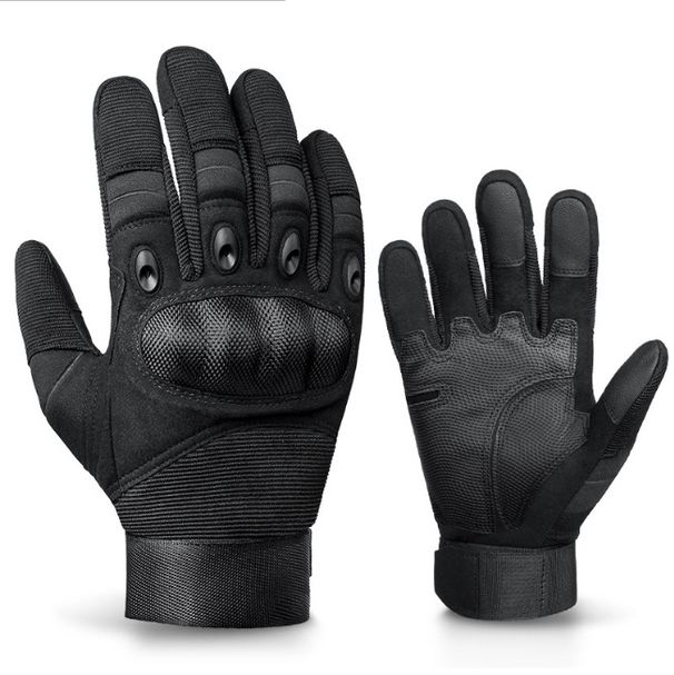 Cycling Gloves Full Finger Microfiber Tactical Gloves Drop Resistant Outdoor Shooting Gloves Combat Touch Screen Outdoor Training Gloves_desvips.com