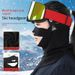 Winter Wool Ski Mask - Breathable Anti-Fog Face Cover For Cold Weather, Cycling & Outdoor Sports (Unisex, Black)_desvips.com
