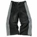 American Style Personality Street Jeans Striped Design Straight Wide-Leg Loose Casual Pants_desvips.com