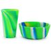 Eco-friendly portable outdoor salad bowl Camo Camping silicone pet Bowl Children's snack bowl Road trip fall proof_desvips.com