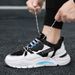 Men's 2025 New Versatile Dad Mesh Casual Running Korean Style Trendy Student Shoes_desvips.com