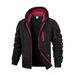 Men's Sports Zipper Hoodie Coat Solid Color Cardigan Sweatshirt For Men Clothing Sportswear Slim Fit Casual Jacket_desvips.com