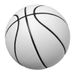 Pure White Basketball, Size 7, Unbranded, Non-slip, Wear-resistant, Suitable Indoor And Cement Court Games, Made Of_desvips.com