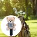 Bear Golf Wood Headcover, Fun Plush Cover For Your Golf_desvips.com