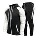 Men's Casual New Slim Fit Hip-hop Solid Color Sports Set_desvips.com