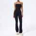 Xijia European And American Peach Hip Lift Halter Neck Sports Jumpsuit For Women Casual Slightly Flared Fitness Yoga_desvips.com