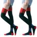 Soccer Socks Professional Sports Pressure Knee Socks Women's Fitness Running Skipping Long Tube Summer Thin Leg Compression Calf Socks_desvips.com