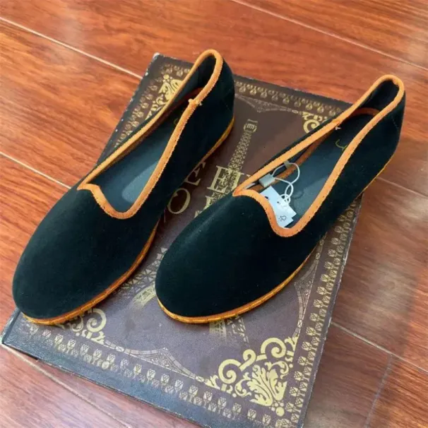 Casual Flats Quality For Women Veet Soft Canvas Black Loafers New Spring Autumn Slip-On Shallow Ladies Shoes On Offer In_desvips.com