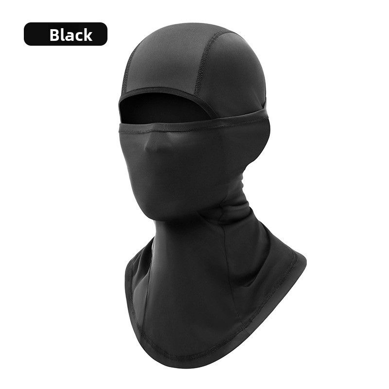 Summer Cycling Sun Protection Head Motorcycle Helmet Liner Sweat-Absorbing Quick-Dry Outdoor Windproof Ice Silk Face_desvips.com