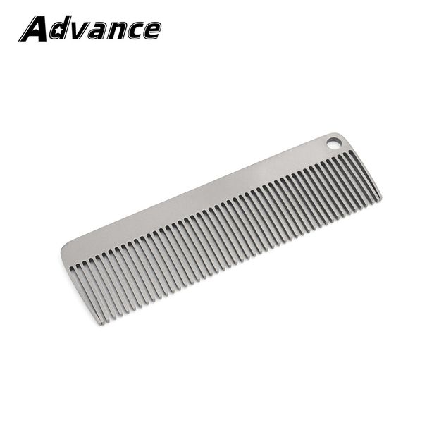 Portable Comb Titanium Alloy Combs Keychain Accessories Outdoor Small Tool_desvips.com