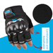 Motorcycle Full Protective Long Outdoor Sports Breathable Half Finger Gloves For Men, All Seasons_desvips.com