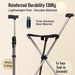 Trekking Pole With Seat Portable Foldable Stick Chair Lightweight Adjustable Cane Stool For Elderly Outdoor Multifunctional Hiking Staff Support_desvips.com