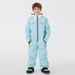 Boys Girls Winter Outdoor Waterproof Warm Thickened Snowboard Children's One-piece Ski Suit_desvips.com
