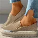 Ladies Flat Sequined Sneakers Casual Women's Mesh Lace-up Fine Dia Sequins Thick-soled Comfortable Vulcanized Shoes_desvips.com