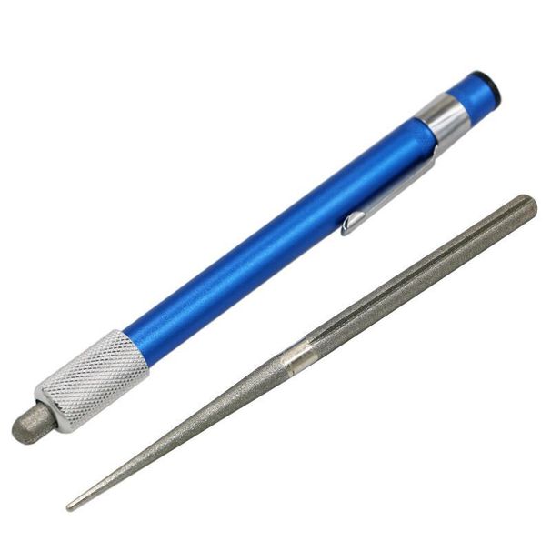 Mini Multifunctional And Convenient Sharpening Pen, Pen Type Sharpening Rod, Sharpener, Sharpening Stone, Outdoor Fish Hook Sharpener_desvips.com