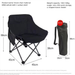 Moon Portable Folding Art Student Sketching Outdoor Camping Fishing Chair Telescopic Stool_desvips.com