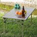 Outdoor Supplies Folding And Chair Home Portable Ultra-light Aluminum Alloy Non-liftable Picnic Barbecue Egg Roll Table_desvips.com