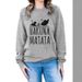 Hakuna Matata Printed Cross-border Autumn European And American Tops, Women's Round-neck Sweatshirt, Fashionable For_desvips.com