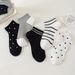 Pure Cotton Socks For Women, Summer Short Breathable Low-Cut No-Show Socks, New Trendy College Style_desvips.com