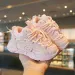 2024 Fashion Plush Short and Fat Waterproof Boys Comfortable Running Girls Non slip Childrens Sports Shoes 240912_desvips.com