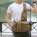 Multifunctional Fishing Rod Bag Large Capacity Outdoor Fishing Backpack Tactical Camouflage Crossbody Bag_desvips.com