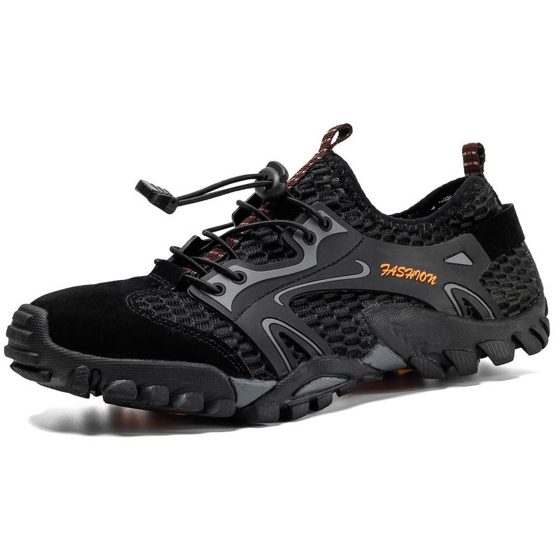 Men's Summer Non-Slip Quick-Dry Wading Fishing Large Size Mesh Hiking Mountaineering Women's Amphibious Shoes_desvips.com
