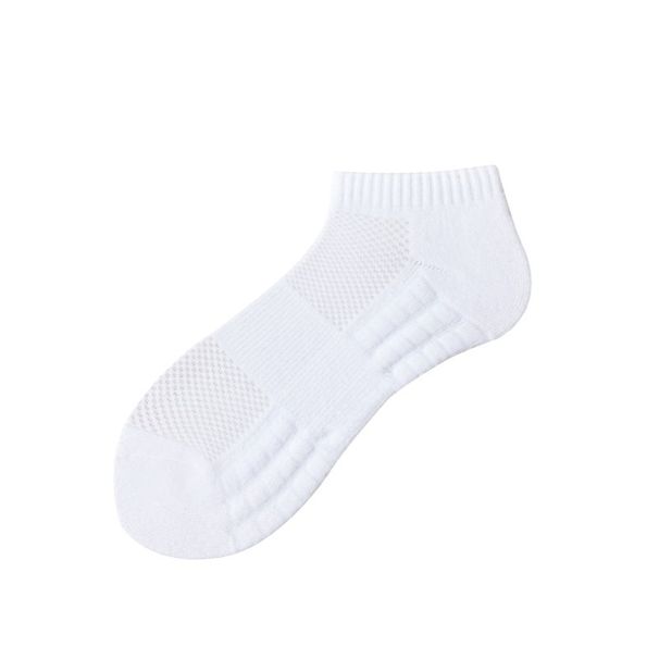 Men's High-Cut Basketball Socks With Cushioned Terry Sole - Breathable Cotton Blend For Sports & Running - Unisex Crew & Knee-High Socks_desvips.com