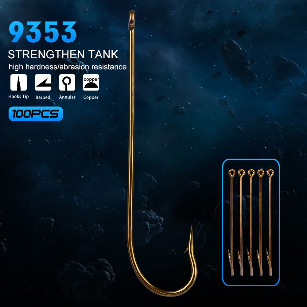 Black Pit Crucian Carp White Sleeve Fish With Barbs Bulk 100pcs/Pack Gear Small Hooks For Fishing 9353_desvips.com