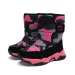 Childrens Snow 2024 Winter New Boys Non-slip Waterproof Boots Girls Cashmere Thick Cotton Warm Shoes Sizes US9C-US6Y_desvips.com