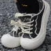withoutbox Free Shipping Jifffly Women's 2025 Summer New Original Minority White Shoes Versatile Casual Thick Bottom_desvips.com