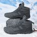 Unisex Winter Snow Boots With Fleece Lining, Slip-Resistant & Durable, Fashionable Casual Shoes For Men, Women & Kids_desvips.com