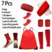 7-Pack Cotton Sports Headbands For Men & Women - Sweat Absorbent Workout Headbands - Multi-Color Gym Accessories_desvips.com