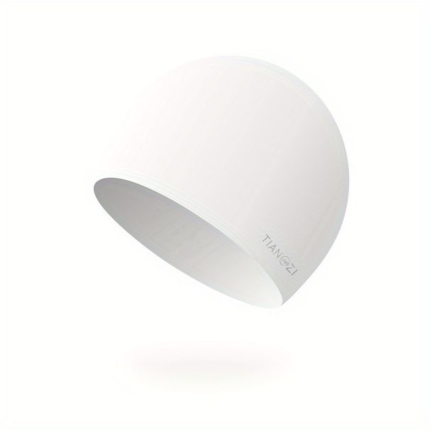Adult Silicone Swim Cap: Waterproof And Non Slip, Solid Color Logo, Suitable For Both Men And Women_desvips.com