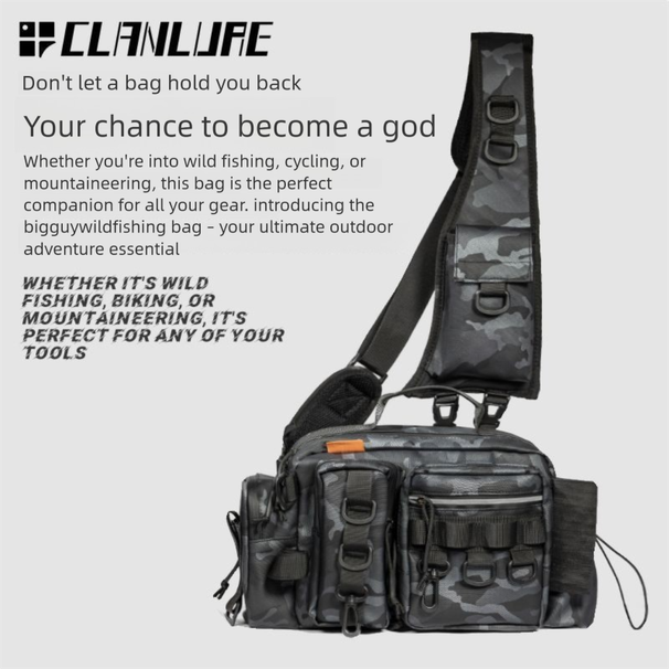 lightweight Lure Large Capacity, Extra-large Multifunctional Waterproof Outdoor Storage Bag, Lure-specific Bag_desvips.com