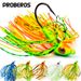 Tassel Sequin Mustache Spinnerbaits Anti-Hook Bottom Lure Lead Head Hook_desvips.com