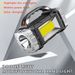 New solar charging multi-functional hand lamp LED light portable searchlight camping light_desvips.com