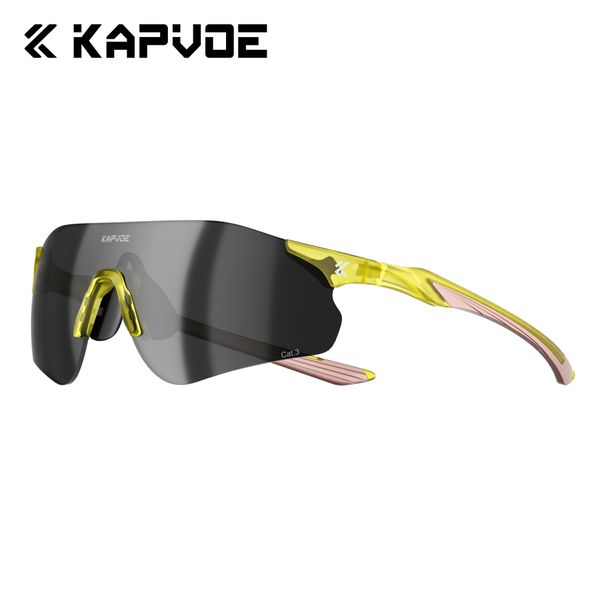 KAPVOE HD Mountaineering UV400 Protection Outdoor Sports Running Hiking And Cycling Glasses Driving Sunglasses_desvips.com