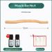 PeakGo Upgraded Muscle Rolling Solid Wood Beech Scraping Stick Roller Wave Acupoint Full Body Meridian Therapy Beauty Hair_desvips.com
