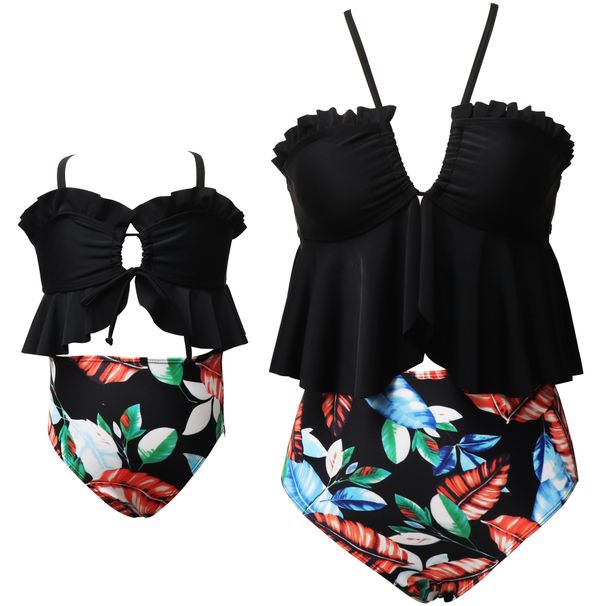 tummy-covering Two-piece Swimsuit Women 2024, Manufacturer's Stock, Bikini For Mother Daughter, Wholesale Swimwear,_desvips.com