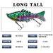 Lure Bait Multi Section Fish Bait 15.6g/10cm Section Hard Bait Simulation Lure Fishing Gear_desvips.com