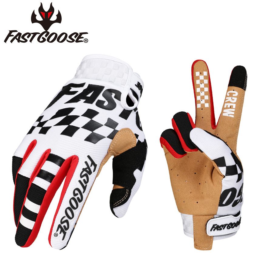 Mobile Touch Screen Long Finger Motorcycle Gloves Bicycle Racing Off Road Outdoor MX Riding Gloves_desvips.com