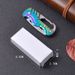 G18 Car Emergency Seatbelt Cutter EDC Multifunctional Folding Utility Keychain Serrated Hook Knife_desvips.com