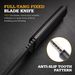 FLISSA 8.5 Inch Full Tang Fixed Blade Knife With Nylon Sheath_desvips.com