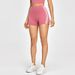 New Yoga Tight Peach Hip Lifting Hot Pants Contrast Color Breathable Fitness Quick Drying Sports Shorts_desvips.com
