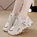 Matsuke Sole Round Toe Dad With Mesh For Comfortable Breathability Fashionable And Versatile Casual Sports Shoes_desvips.com